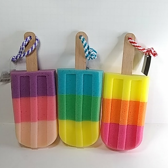 Unbranded Other - Popsicle Shaped Bath Sponges Very colorful
